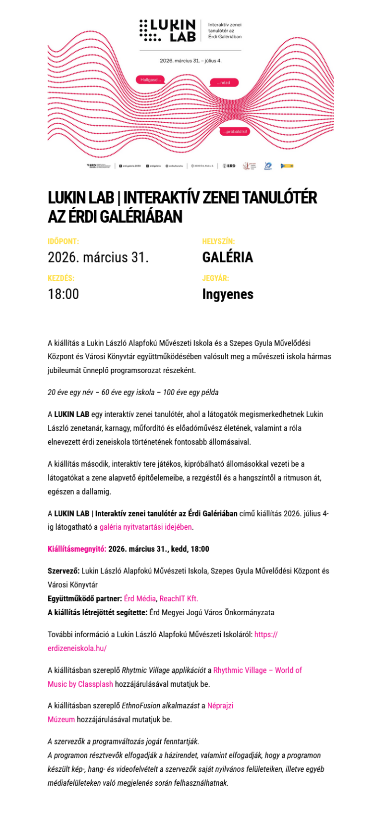 Lukin lab kiállítás meghívók