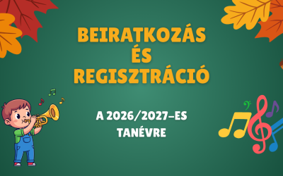 Beiratkozás, térítési- és tandíjak regisztrációja a 2026/2027-es tanévre